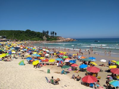 Una de las mejores playas, la Joaquina, en Florianópolis