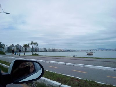 La costanera entrando a la isla de Floripa